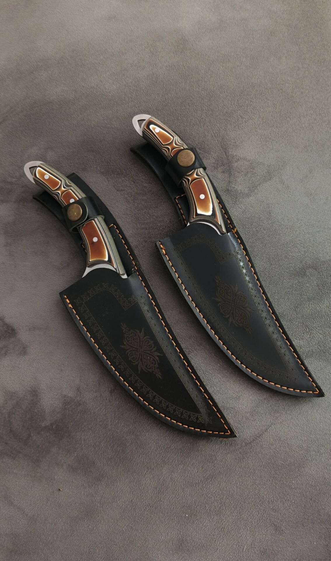 Wiking model almazan 4116 celik verzalit kabza deri kılıflı almazan