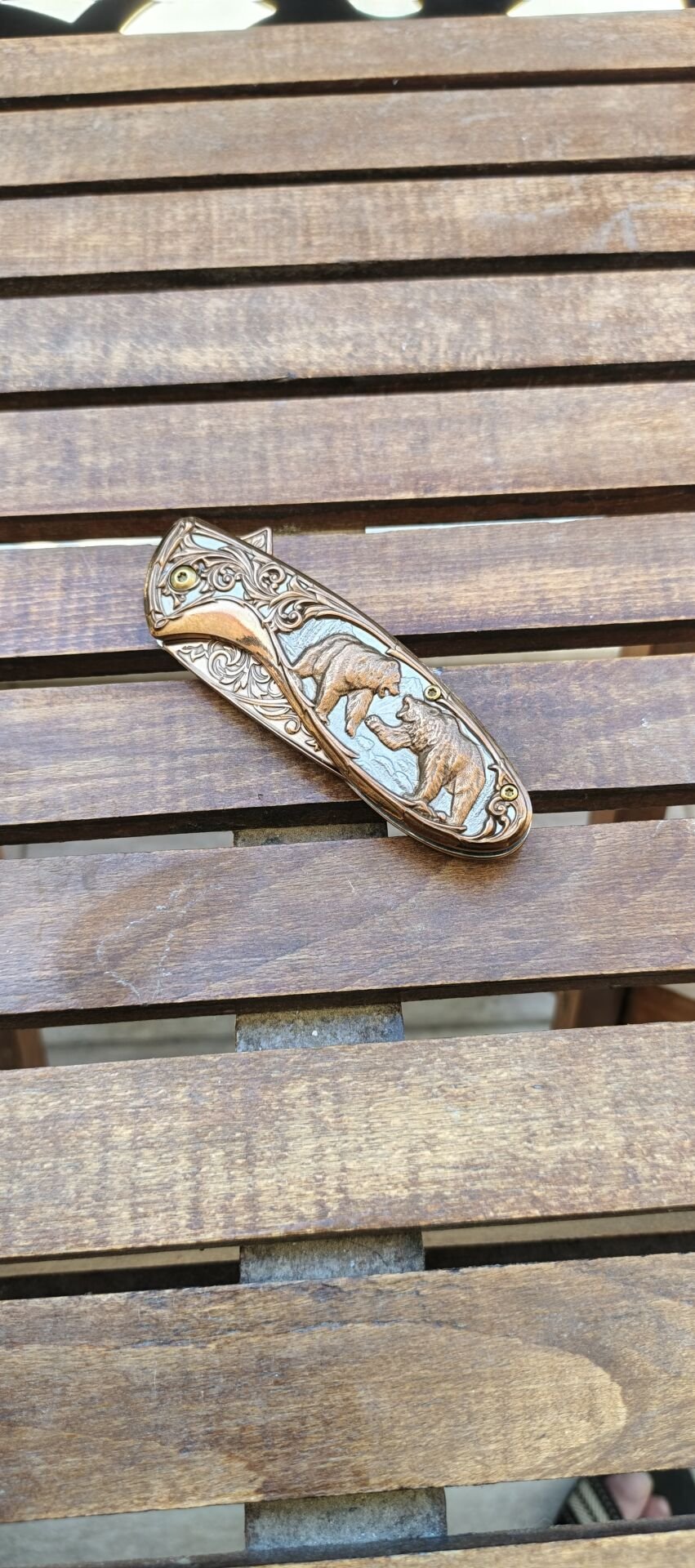 Columbia  Fx-2510-B Ayı kabartma desenli cakı