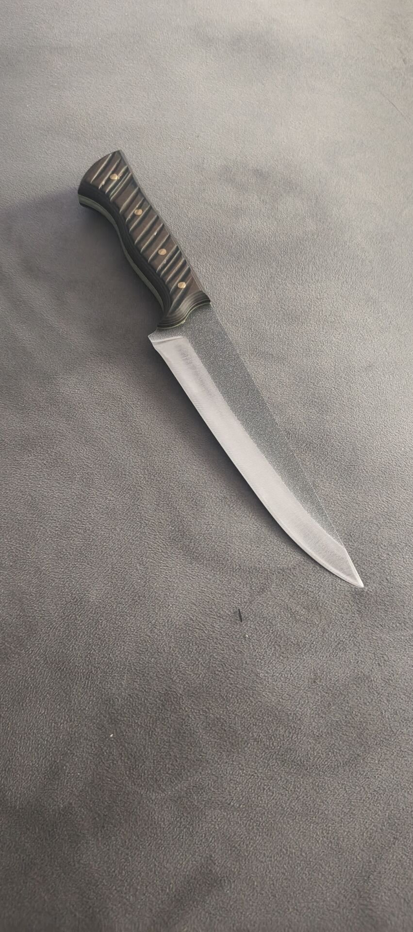 N690 Alman celiği laynır destekli kasap kelle bıcağı