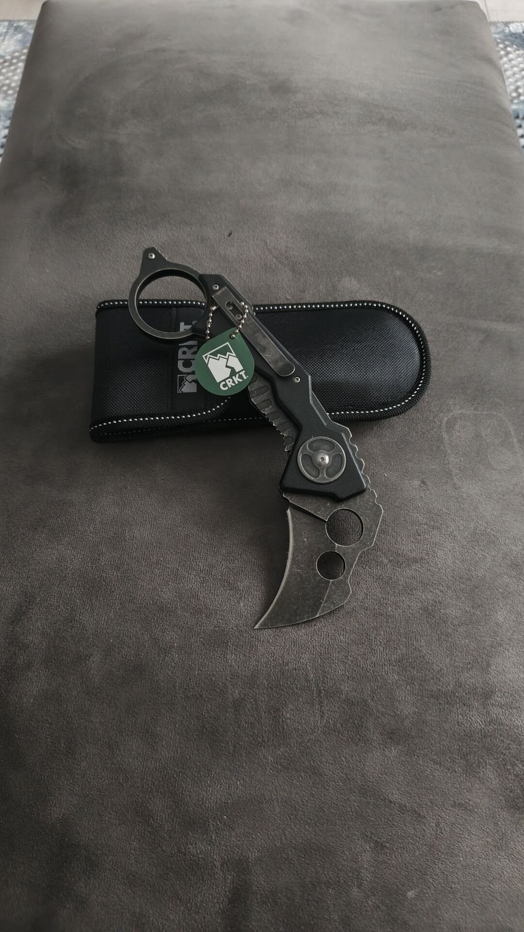 CRKT Karambit siyah orjinal kılıfınla büyük boy