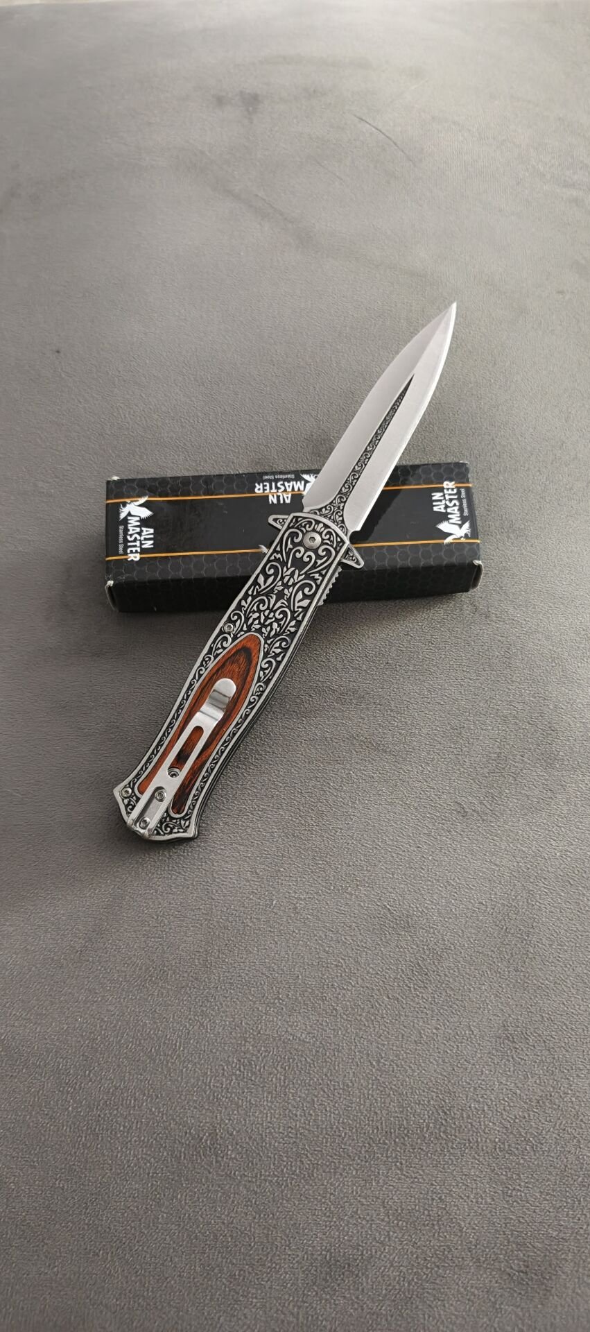 Kabartma desenli ahşap  renk yarı otomatik caki