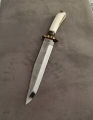 N690 avcı dev boy  pirinc balcak geyik boynuz deri kılıflı