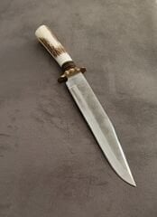 N690 avcı dev boy  pirinc balcak geyik boynuz deri kılıflı