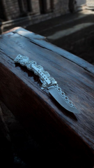 Mtech celik kasa zincir desen siyah Renk cakı