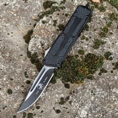 Microtech icten cıkmalı celik kasa  siyah cakı