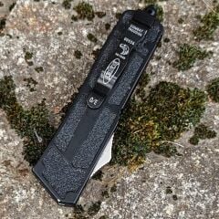 Microtech icten cıkmalı celik kasa  siyah cakı