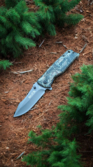 Buck kamuflaj desen kemer klipsli cakı