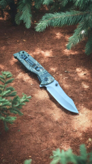 Buck kamuflaj desen kemer klipsli cakı