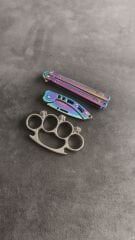 Gök kuşağı kelebek mini alaska cakı kuru kafa musta