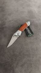 Crkt ahşap kabza cep cakisi