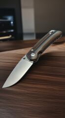 Haps Bugs D2 celik  ahşap kabza kemer klipsli