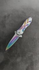 Haps Bugs celik kasa hançer model yari otomatik cep cakisi