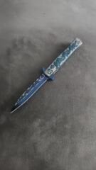 Gül kabartma desenli yarı otomatik kemer klipsli