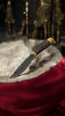 Damascus şam celiği cift pirinc balcak kartal baş