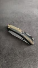 N690 celik koc boynuzu kabza mozaik pimli