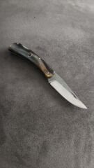 N690 celik koc boynuzu kabza mozaik pimli