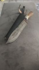 Rulman celiği  geyik boynuzu kabza  gravur kabartma desenli namlu