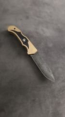 Damascus cakı ful pirinc kabza sırttan kilitli