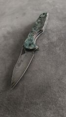 Damascus cep cakisi yari otomatik kemer kılipsli