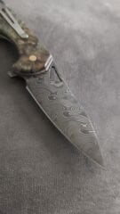 Damascus cep cakisi yari otomatik kemer kılipsli